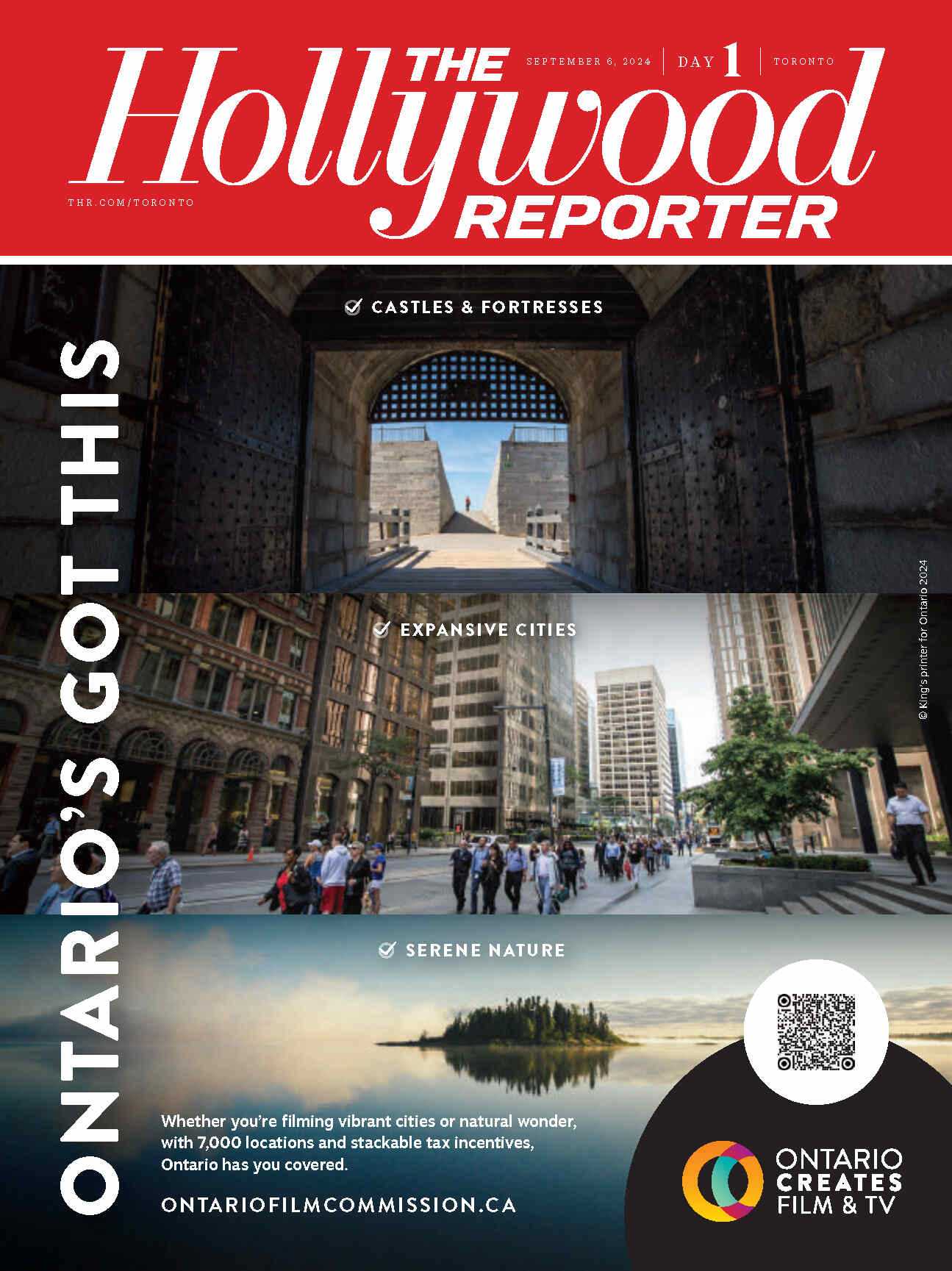 THR TIFF Daily Cover 2024