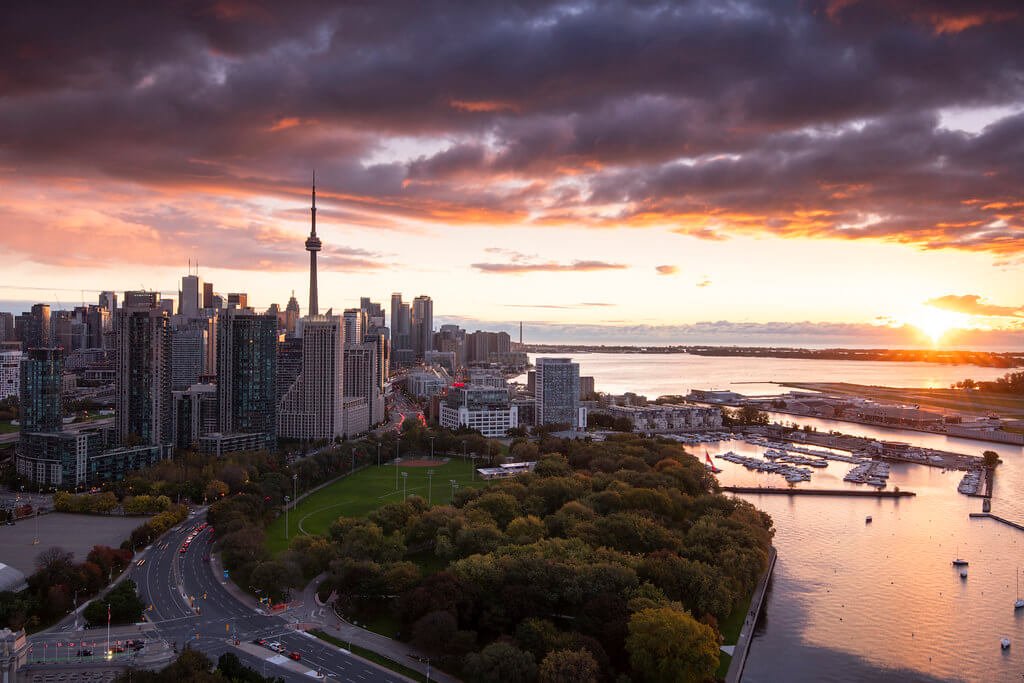 L’Ontario vu du ciel