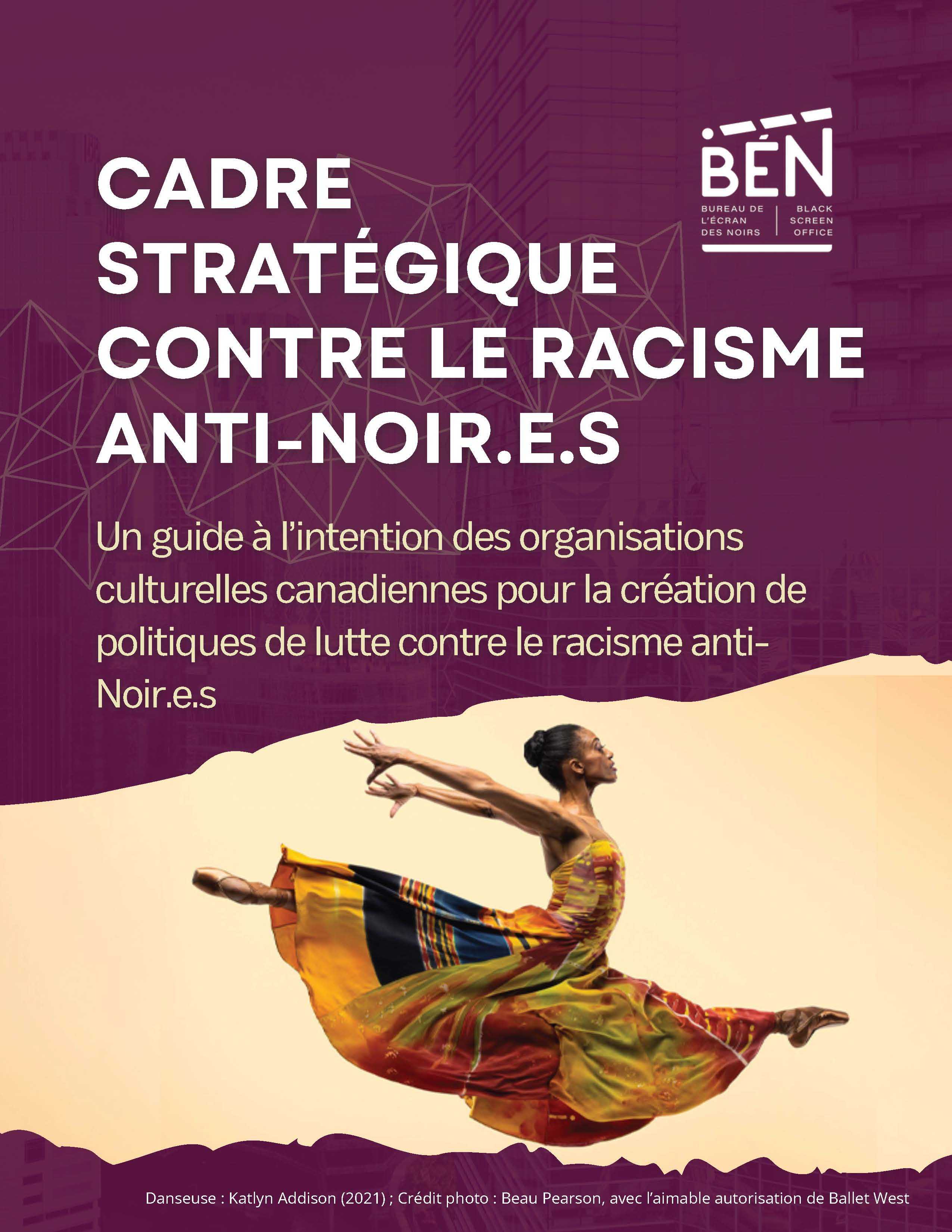 Le Cadre stratégique contre le racisme anti-Noir.e.s