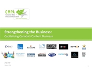 Strengthening the Business: Capitalizing Canada’s Content Business