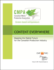 Content Everywhere: Mapping the Digital Future for the Canadian Production Industry
