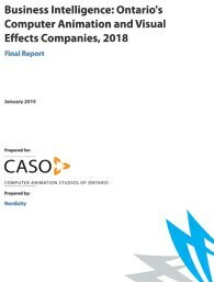 Business Intelligence: Ontario’s Computer Animation and Visual Effects Companies, 2018