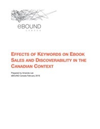 Effects of Keywords on Ebook Sales and Discoverability in the Canadian Context