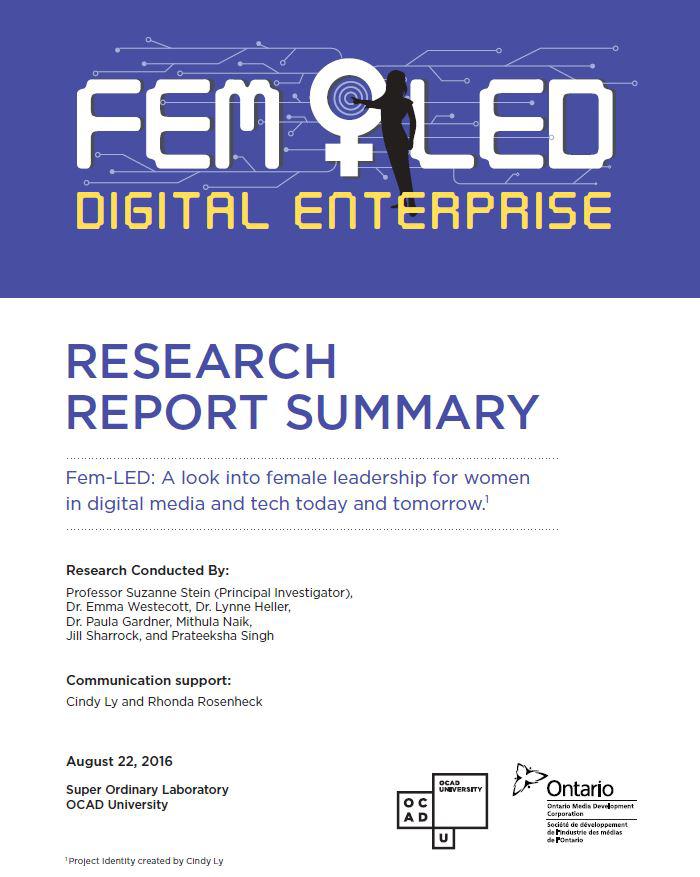 The Fem-LED Research Project: Fem-LED: A look into female leadership for women in digital media and tech today and tomorrow
