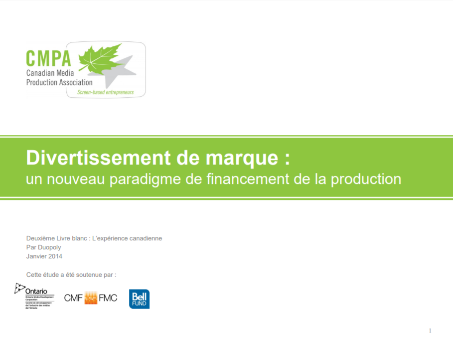 Divertissement de marque : un nouveau paradigme de financement de la production