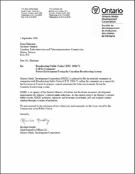 Submission in response to Broadcasting Public Notice CRTC 2006-72