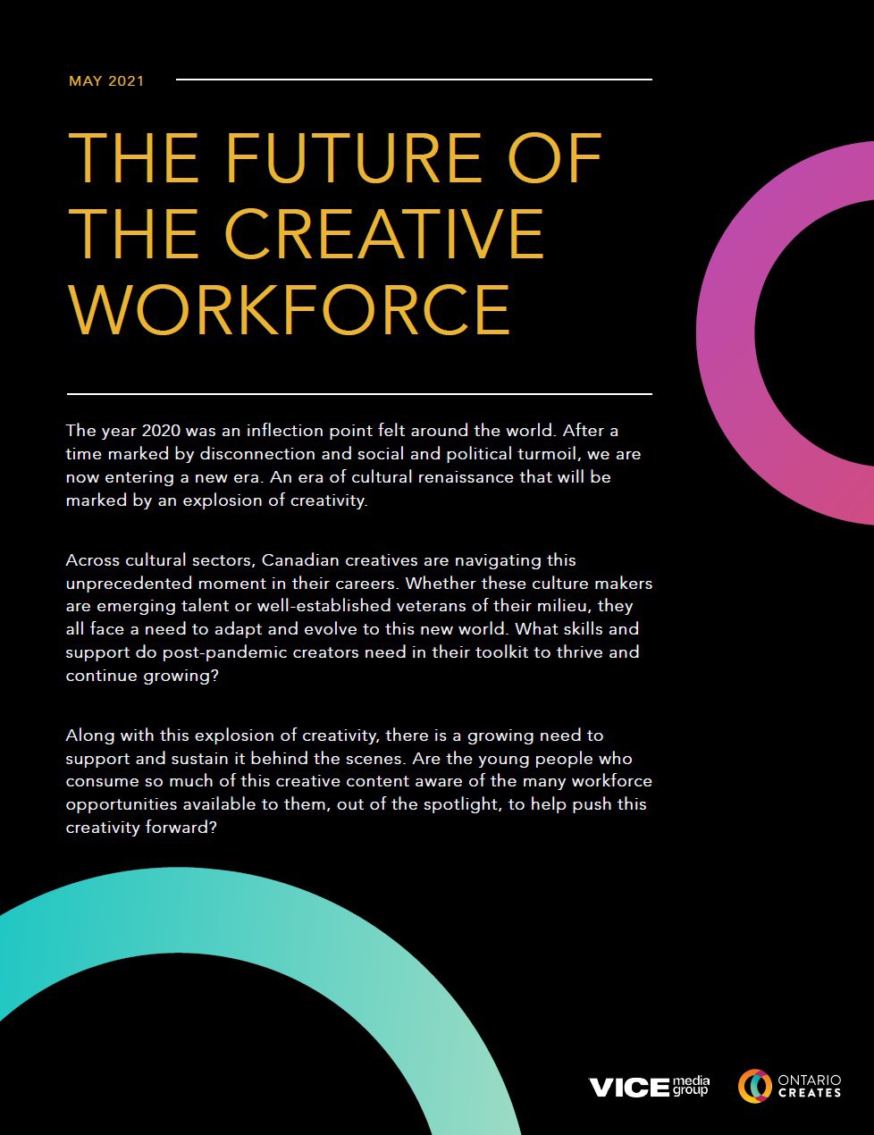 The Future of the Creative Workforce