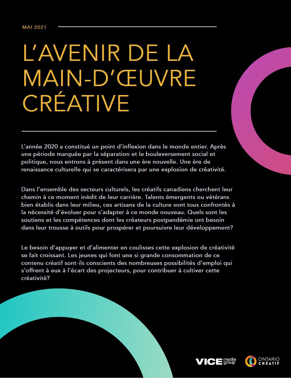 L’Avenir De La Main-D’œuvre Créative
