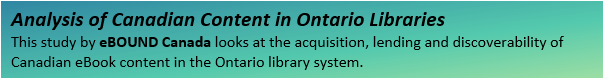 Analysis of Canadian Content in Ontario Libraries