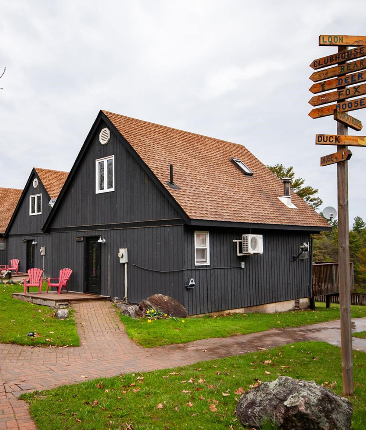 The chalets on Lake Muskoka