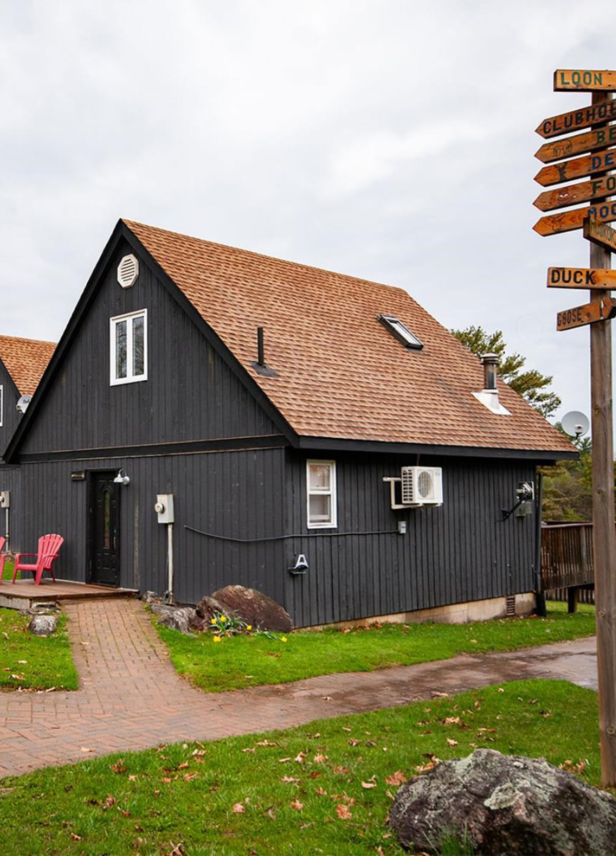 The chalets on Lake Muskoka